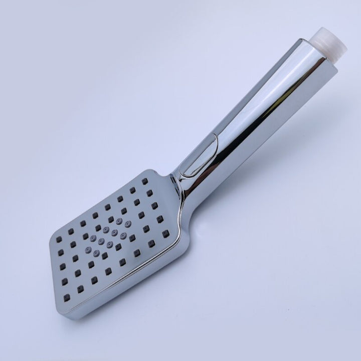 Chrome slide bar shower set