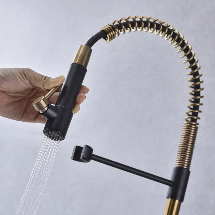 Wolf Kitchen Industrial Professional Faucet with Pot filler and Dual Pull Out  Sprayer 26" Inch Tall