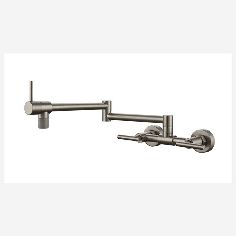 Modern Hot and Cold Wall Mounted Pot Filler Faucet