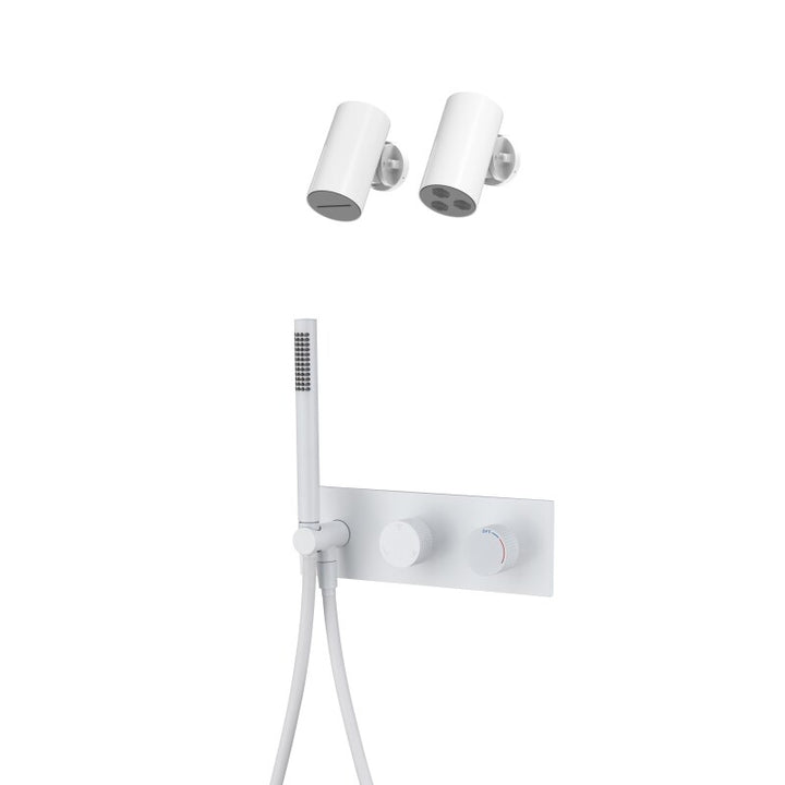Aston 2- Round Thermostatic 2 way volume control shower kit