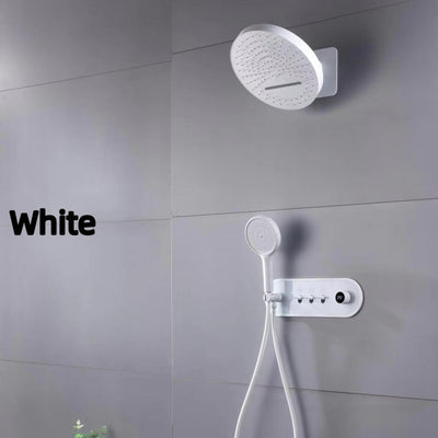 Nordic New 2023 White Thermostatic 2 way function diverter shower kit