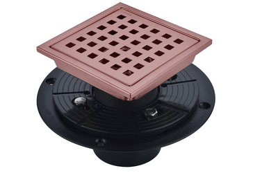 Rose Gold Polished Square Shower Drain