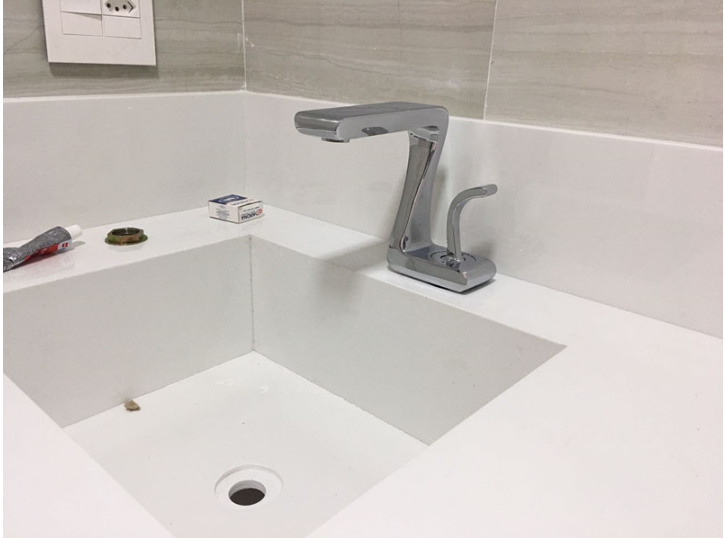 Nordic Design Chrome single hole bathroom faucet