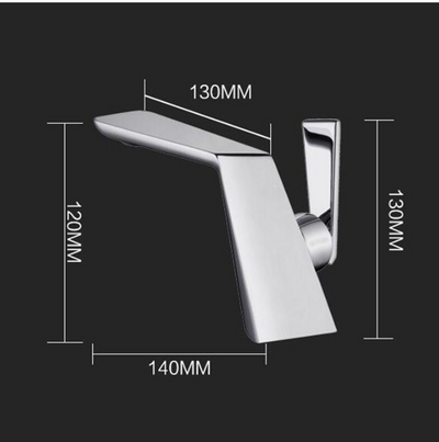 Nordic Design Chrome Single Hole Bathroom Faucet Model SANI-MJ2032