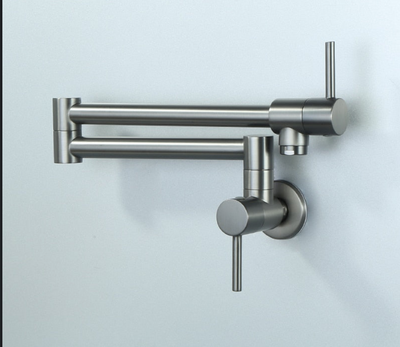 Grey gun wallmounted pot filler cold water faucet