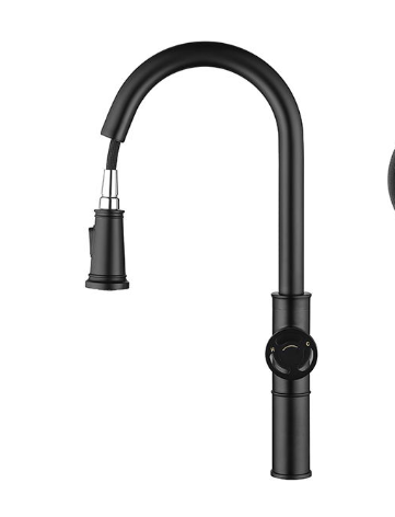 Black Matte Victorian Industrial Kitchen faucet