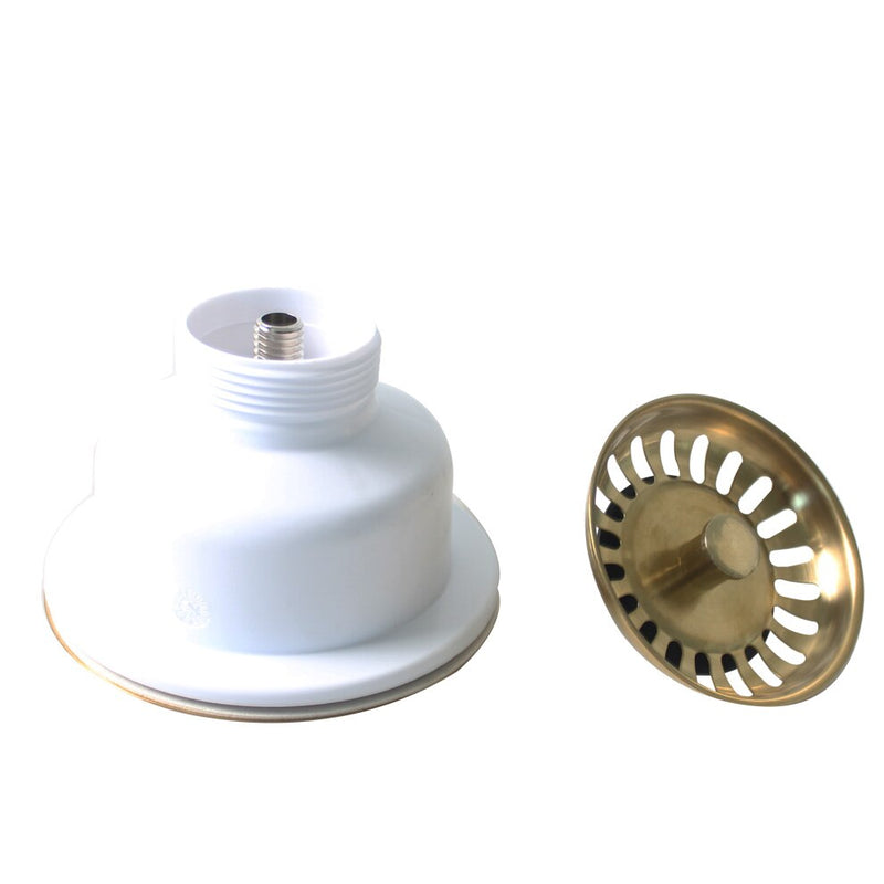 Brushed gold kitcxhen sink drain set