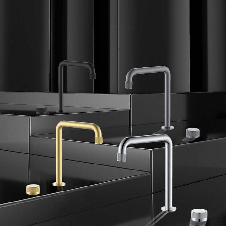 Saab-Nordic 8" Inch wide spread bathroom faucet
