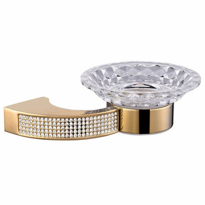 Gold polish with Swarasky Crystal Bathroom Accessories