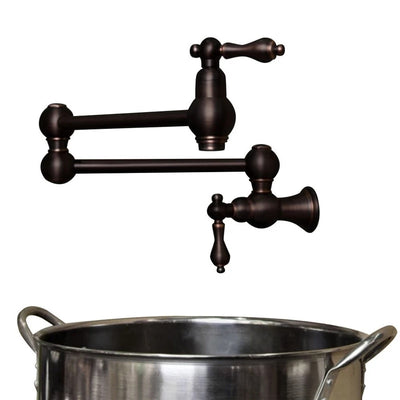 Oil Rubbed Bronze Wallmounted Cold Water Pot Filler Faucet