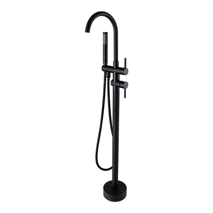 Modern Round Free Standing Bathtub Filler Faucet