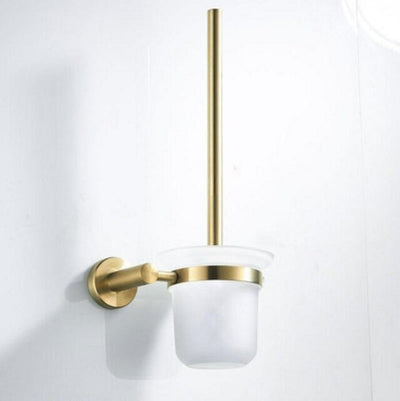 Nordic design Brushed Gold Bathroom Accessories