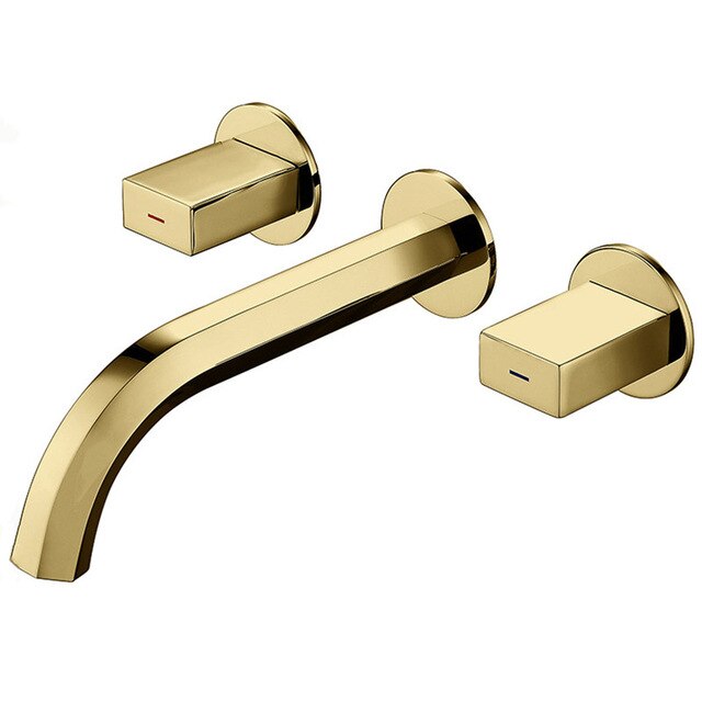 Bulgari-design wallmounted bathroom faucets