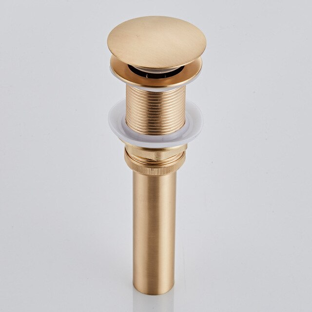 Brushed Gold- Matte Black Tall Vessel Faucet