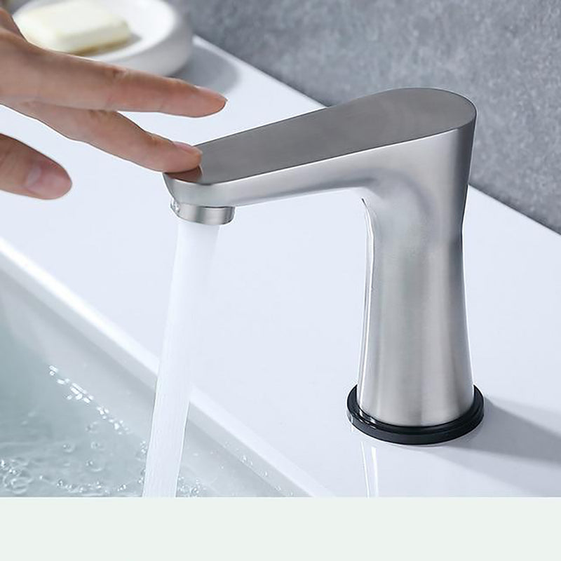 Touch Less Single Hole Bathroom Faucet