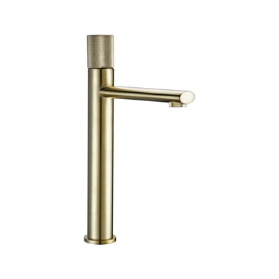 Black-Brushed Rose gold - Two Tone Tall Vessel Basin Lavatory Bathroom Faucet