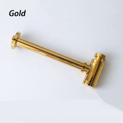 Rose Gold polished -Gold-Brushed Gold-Black-Chrome  Bottle P Trap