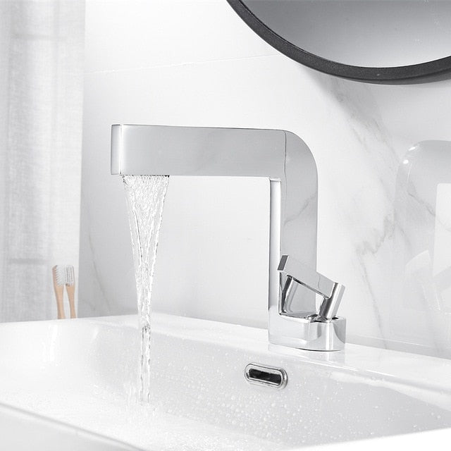 Colt-Black-Brushed Nickel-Chrome Single Hole Lavatory Faucet Faucet XT-434