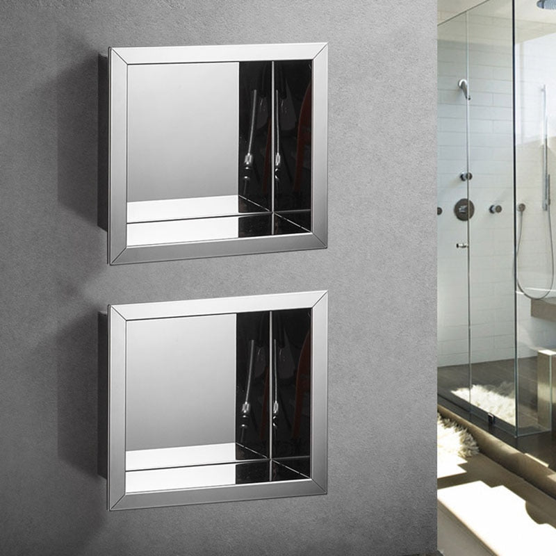 Wall Mounted Niche Shelf Stainless Steel Concealed Installation