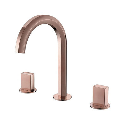 Barcelona 2 -Rose Gold/Gold/Chrome 8" Inch Wide Spread Bathroom Faucet