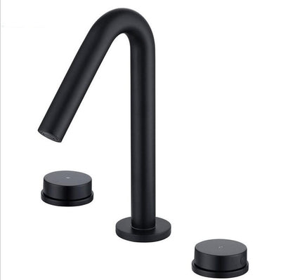 Brushed Gold- Matte Black-Chrome 8 inch Widespread Bathroom Faucet