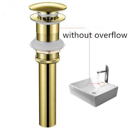 Gold Single Hole Bathroom Faucet