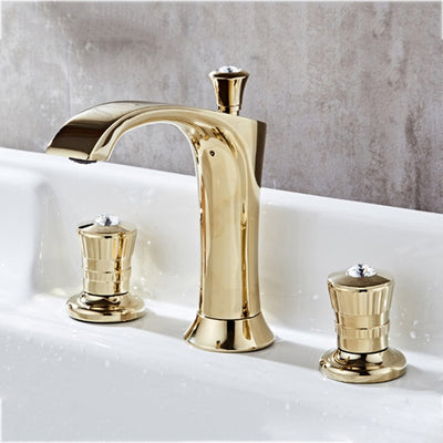 Palazzo-Two Tone 8 "Inch wide Spread Bathroom Faucet