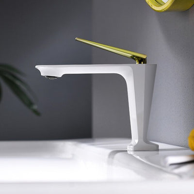 Nordic design single hole bathroom faucet model # SANI-M573