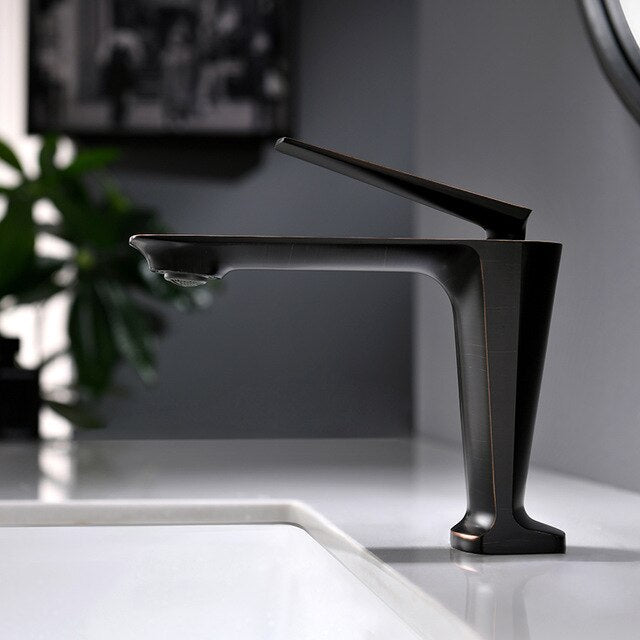 Nordic design single hole bathroom faucet model 