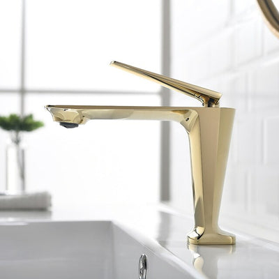 Nordic design single hole bathroom faucet model # SANI-M573