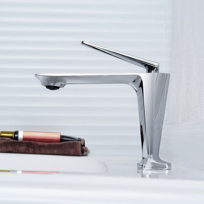 Nordic design single hole bathroom faucet model # SANI-M573
