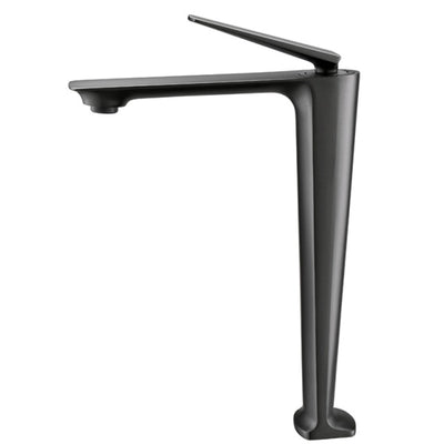 Rose Gold polished-brushed gold -Black-Gun Grey  tall vessel faucet and short single bathroom faucet