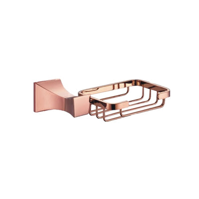Rose Gold Polished-Square Bathroom Accessories