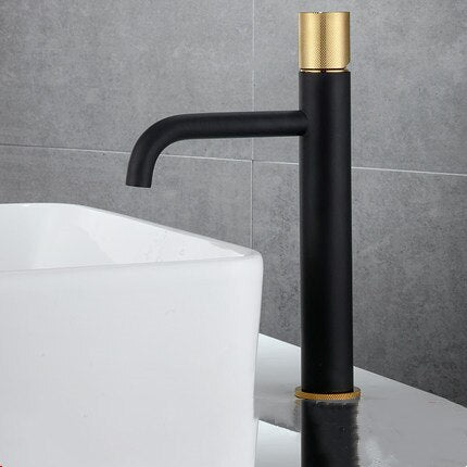 Rose Gold Polished- Brushed Gold  Tall and short Vessel bathroom faucet