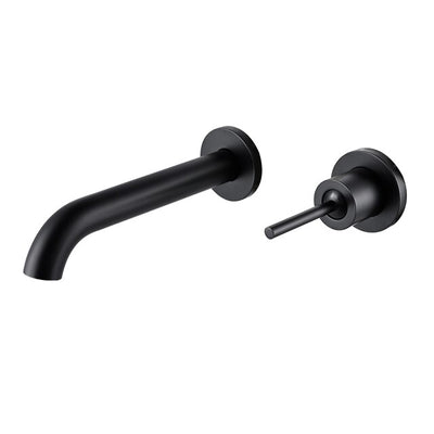 Copper Brushed Rose Gold Wallmounted Bathroom Faucet