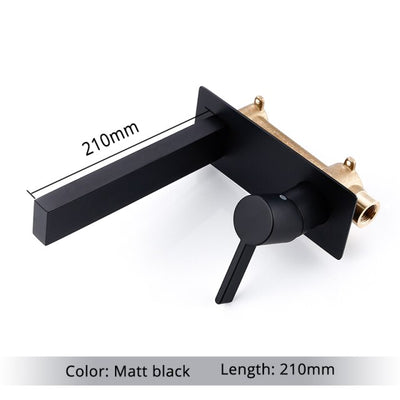 Colors Square Wall Mounted Bathroom Faucet