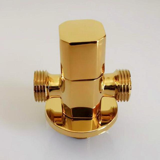 Gold polishe shut off valve