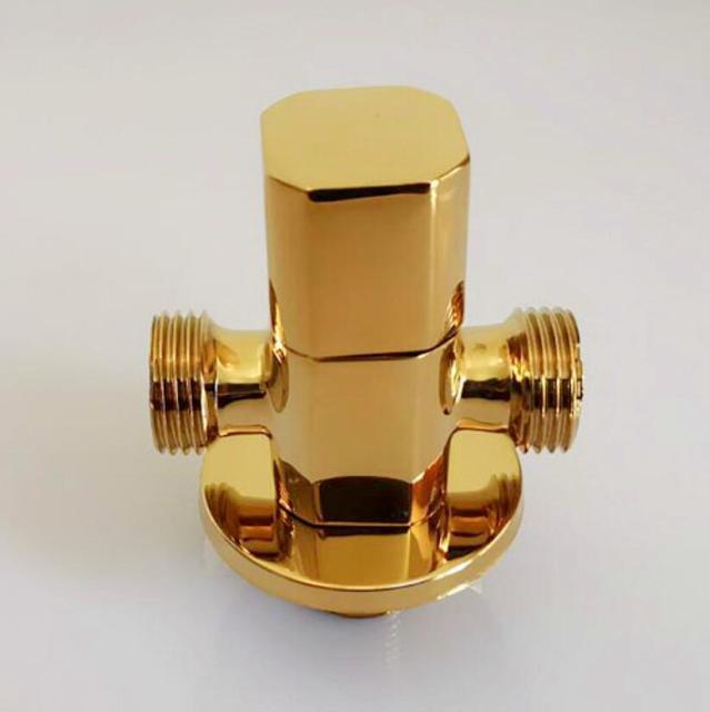 Gold polishe shut off valve