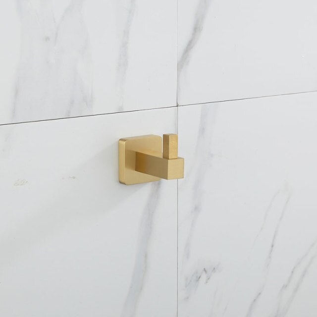 Brushed Gold Modern Bathroom Accessories