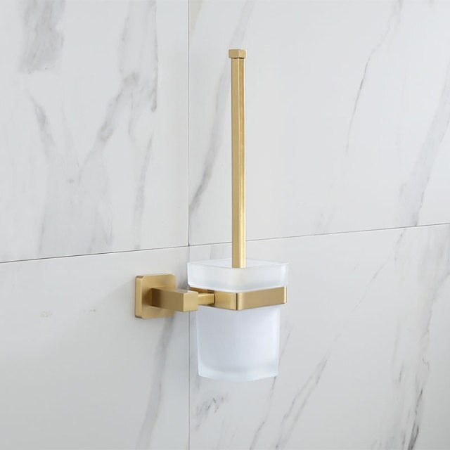 Brushed Gold Modern Bathroom Accessories