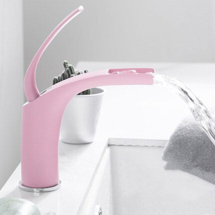 Pink Tall Vessel Faucet