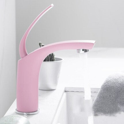 Pink Tall Vessel Faucet