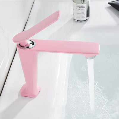 Pink Tall Vessel Faucet