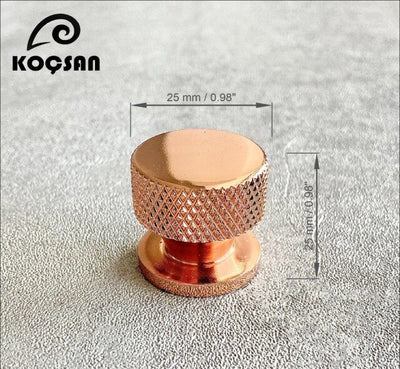 Rose Gold Copper Cabinet Drawer and Door Handle Knob