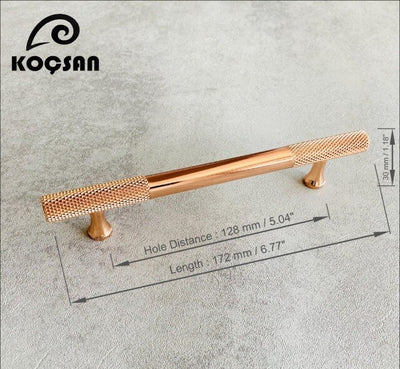 Rose Gold Copper Cabinet Drawer and Door Handle Knob