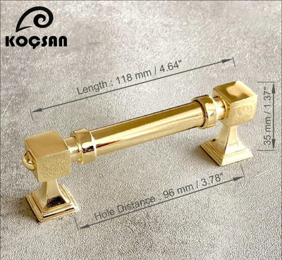 Rose Gold Copper Polished -Black - Gold -Chrome Cabinet Door Handles