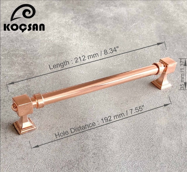 Copper Satin-Black - Gold -Chrome Cabinet Door Handles