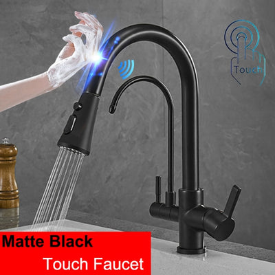 Smart Touchless 2 Way Reverse Osmosis Sensor Kitchen Faucet