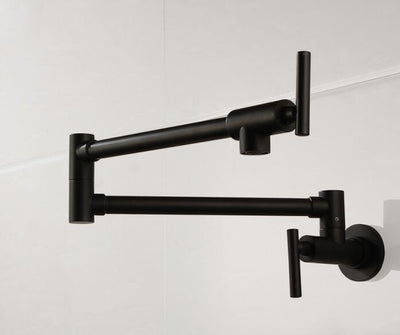 Black Wall Mounted Kitchen Pot Filler