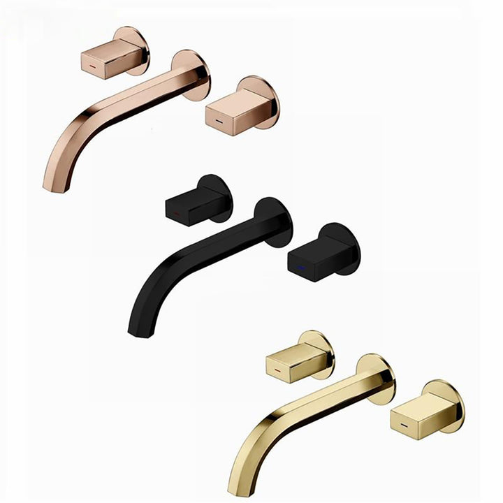 Bulgari-design wallmounted bathroom faucets